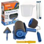 9Pcs 10CM Decorating Paint Runner Pro Roller Set 690g With Sticks for sale