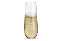 China 9 Oz Plastic Champagne Glasses Clear Plastic Unbreakable supplier