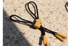 China 3D Logo Customised Garment Plastic Zip Puller With Brand Identity supplier