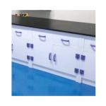 White Polypropylene Lab Bench Laboratory Table With Epoxy Resin Table Top