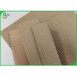 Brown E F Flute Test Liner Corrugated Paper Board For Packaging Carton Box for sale