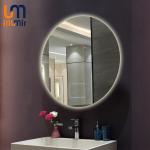 Replaceable Round Backlit Bathroom Mirror Fog Resistant For Hospitality Industry for sale