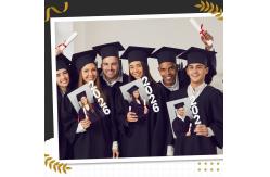 China Custom 2026 Photo Frame Sublimation MDF Photo Frame Personalized Graduation Picture Frames supplier