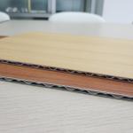 Non Combustible Aluminium Core Panel A2 Wood Wooden Stone Grain Look Durable for sale