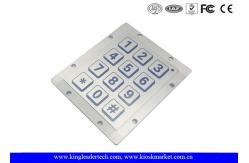China Dust and Waterproof 12 key Numeric Keypad Security Door Access Control Keypad supplier