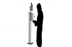 China Forehead Infrared Digital Hand Sanitizer Kiosk Temperature Face Scanner supplier