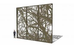 China Separator Room Divider Screen Panels Board Aluminium Folding Design supplier