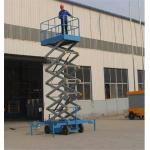 Electric Scissor Lifts 500kg 6m 8m 10m Hydraulic Aerial Work Platform for sale