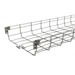 Ss304 Wire Mesh Cable Tray 100mm Stainless Steel Basket Tray Powder Coating for sale