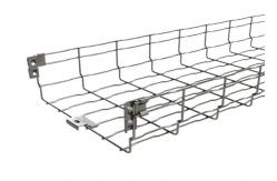 China Zinc Plated 2400mm Customized Wire Mesh Cable Tray supplier