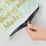 10x13 Inch Handle Compostable Mailing Bags Adhesive Thick Waterproof PE Poly