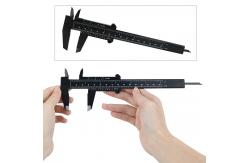 China 0-150mm Measuring Ruler Double Foot Plastic Vernier Caliper supplier
