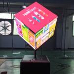 Indoor Cube LED Display Cube Led Video Wall 1280mm*1280mm for sale