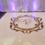 Wedding Dance Floor Decal, Adhesive Roll for sale