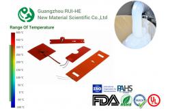 China 250 ℃ High Transparent Silicone Rubber , High Temperature Vulcanizing Silicone Rubber supplier