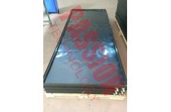 China Blue Titanium Flat Plate Solar Collector Pressurized Heating Panel supplier