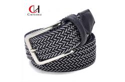 China ODM Woven Elastic Belt Needle Buckle canvas Braided Belt supplier