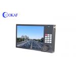 Joystick PTZ Camera Controller 10 HD LCD Display For Vehicle Mounted Camera for sale