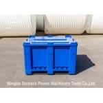 Stackable Heavy Duty Industry Use 20 EA Color Bule Bult Container Platic Storage Container Box for sale