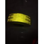Bright Photo Reflective Conspicuity Tape Placement , Fluorescent Yellow Reflective Tape