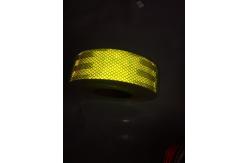 China Bright Photo Reflective Conspicuity Tape Placement , Fluorescent Yellow Reflective Tape supplier