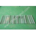 Stainless Steel Rib Lath Mesh , Hot Galvanized Expanded Metal Mesh for sale