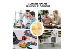 China 3D Printing Filament Silk Gold PLA Plus Toughness Enhanced 3D Printer Filament supplier