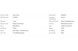 China Natural Medical Oxygen Concentrator Machines For Home 10L 220v supplier
