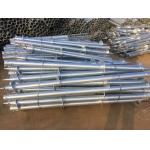 Industrial Hot DIP Galvanized Helical Ground Anchors Spiral Piles With Customized Shaft for sale