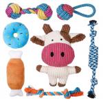 Natural Stuffed Squirrel Dog Plush Toys For Puppies for sale