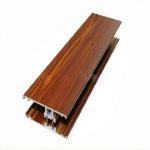 Extrusion Aluminum Window Profiles Wood Effect Powder Coatings for sale