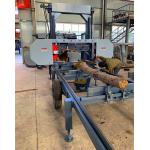 15KW 30KW Wood Portable Sawmill Mobile Wood Milling Machine With Cant Hook