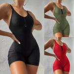 1 Piece Sexy Black Swim Suit Zipper Sports U Neck One Piece Swim Suit Hot Spring Beach for sale