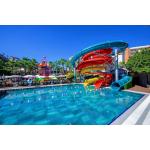 Water Aqua Sports Equipment Park Games Ride Amusement Fiberglass Pool Slide Kid Play for Child for sale
