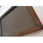 Surface Finish Architectural Wire Mesh , Rigid Woven Wire Mesh For Cabinet for sale