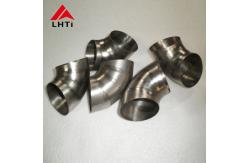China 90 Degree Welded Titanium Elbow Seamless For Pipe Fitting Connetion supplier