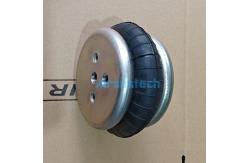 China 1B130070 Industrial Air Springs Customized Double 1/4'' Air Inlets Single Convoluted supplier