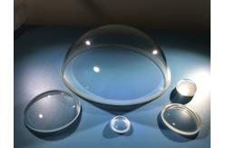 China Polished Synthetic Sapphire Optical Windows Glass Quartz / BK7 Dome Lens supplier