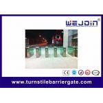 Security High Speed Flap Barrier Gate Entrance Turnstiles Stainless Steel for sale