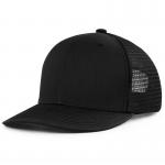 Custom Pre Curved Mesh Hat Cotton Trucker Cap with Plastic Snapback