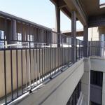 Matte Black Aluminum Wrought Iron Balcony Railing Security Steel Balustrade