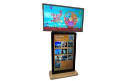 China Floor Standing Double Sided Kiosk , Internet Remote Control Vertical Digital Signage supplier