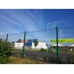 Outdoor Decorative 3D Curved Welded Wire Mesh Garden Fence For Fence Panel for sale