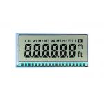 Transmissive Customized Lcd Monochrome Display 6 Digit 3.6V for sale