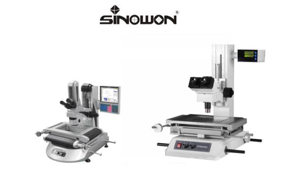 0.0005mm Scale Resolution Tool Maker Microscope With Binocular Eyepiece