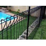 Ornamental Double Loop Roll Top Fencing Pvc Powder Coated 2.0m Height