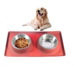 Washable Stainless Steel 450*260*45mm,540*95*60mm Non Skid Dog Bowl for sale