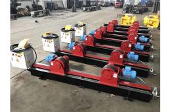 China CE Certificate Pipe Support Rollers Pipe Turning Rollers For Essen Exhibition supplier