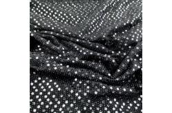 China 148cm 145gsm Polyester Lurex Spandex Glitter Metallic Fabric For Garment supplier