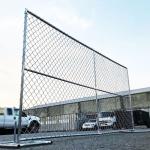 8 Foot Boundary Wall Hot Dipped Galvanized Chain Link Fence For Industry for sale